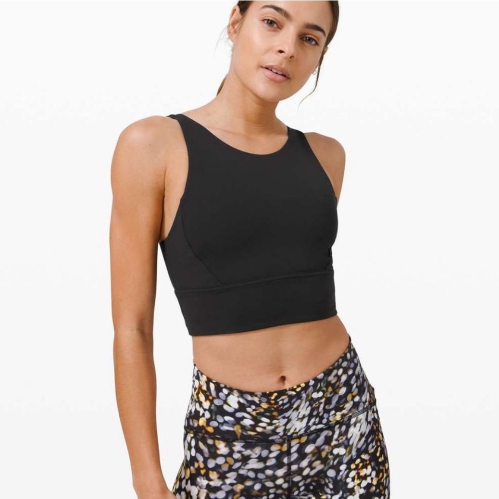 Lululemon Stronger As One Long Line Bra *Medium Support, C/D Cup, Black